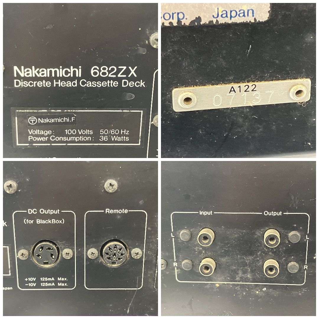 Nakamichi 682ZX カセットデッキ ナカミチ 3ヘッド オーディオ機器