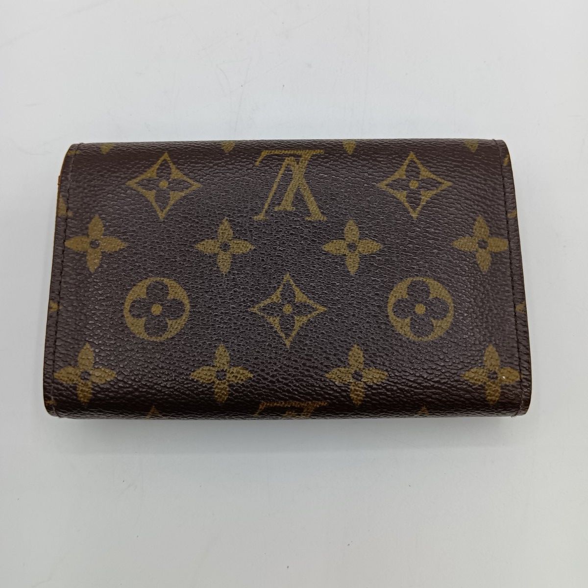 ◎◎LOUIS VUITTON ルイヴィトン モノグラム ポルト モネ ビエ トレゾール 2つ折り財布 M 61730 ブラウン