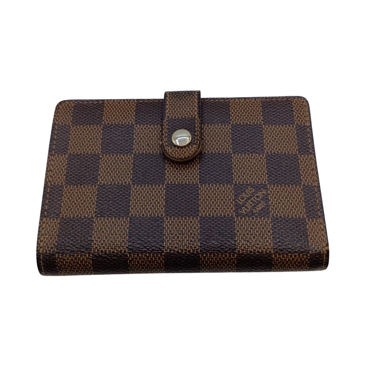 ◎◎LOUIS VUITTON ルイヴィトン ダミエ ポルト フォイユ ヴィエノワ 2つ折り財布 N 61674 ブラウン