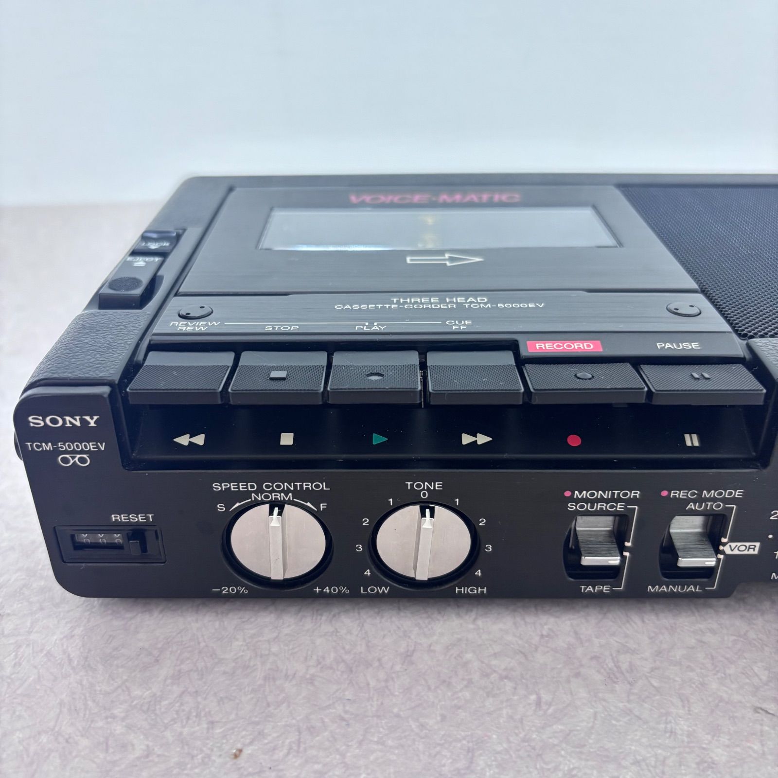 □ 【外観美品】TCM-5000EV SONY ソニー ラジカセ カセットレコーダー