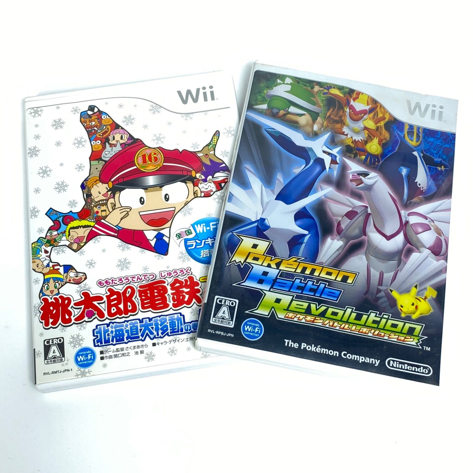 Wiiソフト2本セット 桃太郎電鉄16 ＆ ポケモンバトルレボリューション 