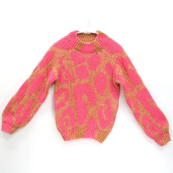 STELLA McCARTNEY ニット レオパード柄 アルパカ混 ウール セーター