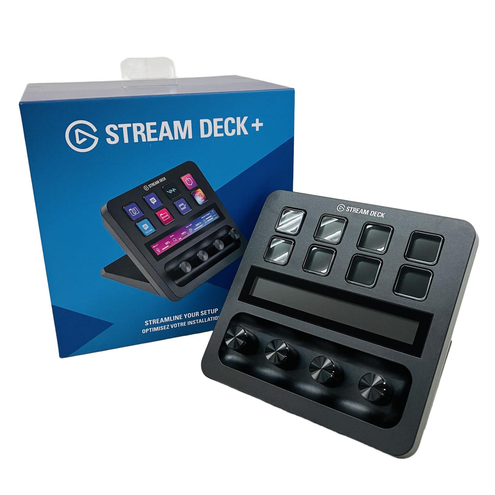 elgato STREAM DECK ブラック ストリームデック エルガト 配信用デバイス PC周辺機器 開封済 ♥