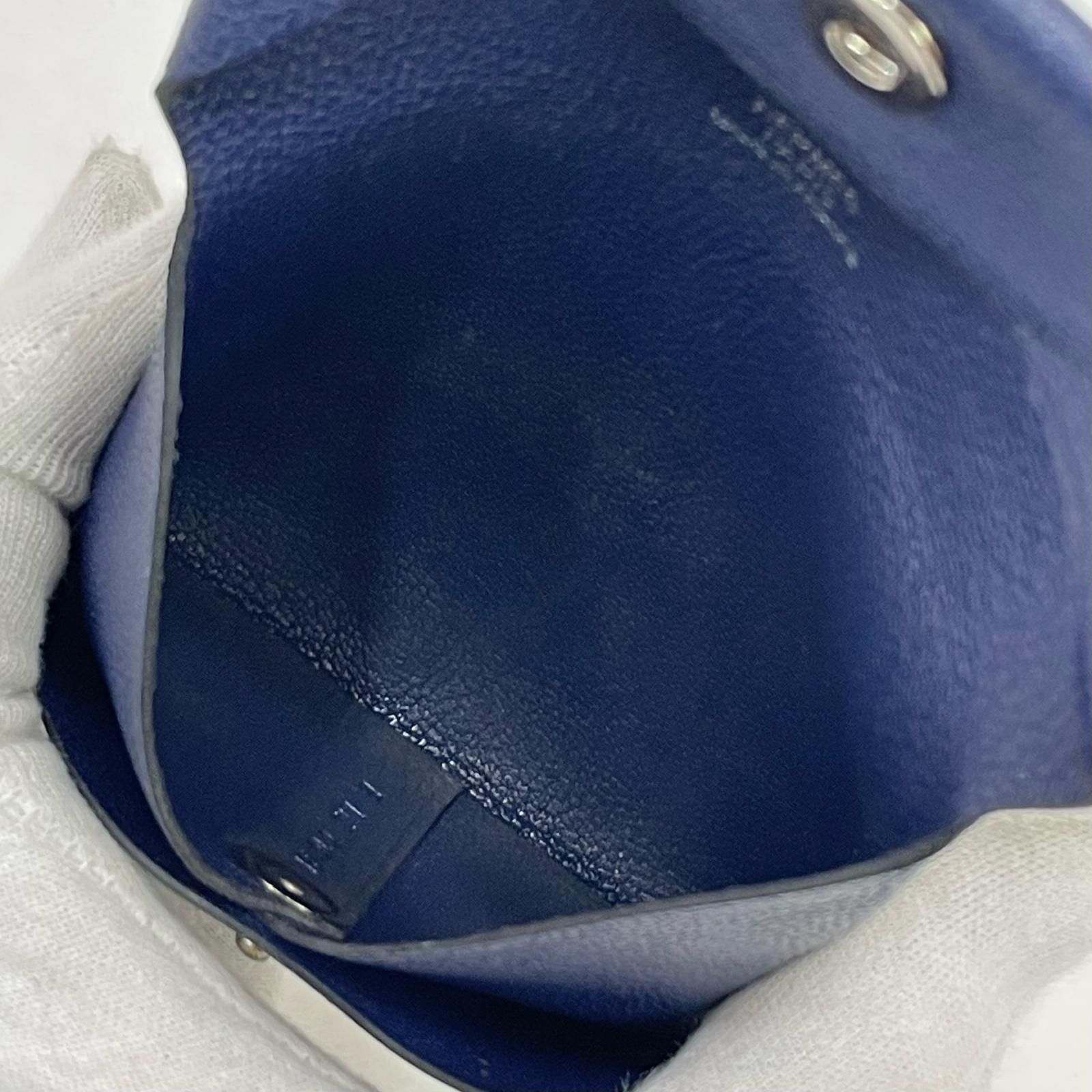  HERMES エルメス バスティア コインケース ネイビー コインケース 小銭入れ 小物