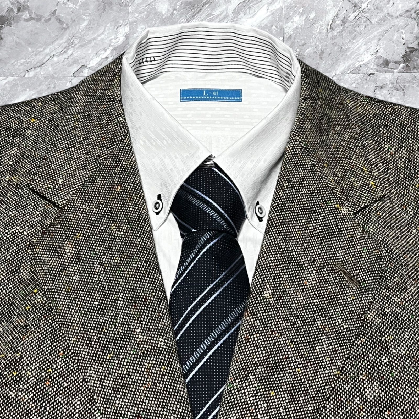 極美品 大きいサイズ LANVIN ランバン セットアップ スーツ 上下セット