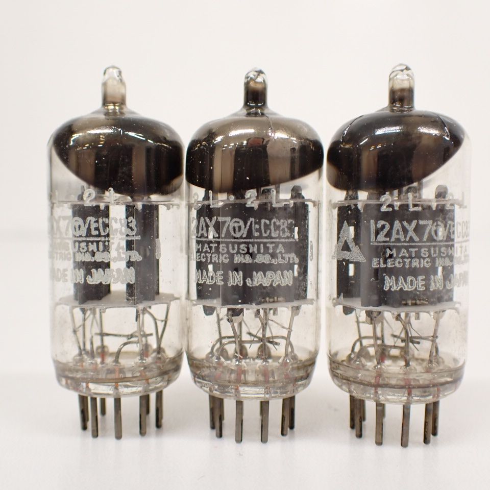 ∬ MATSUSHITA National 12AX7T/ECC83 3本 松下電器 ナショナル 双三極