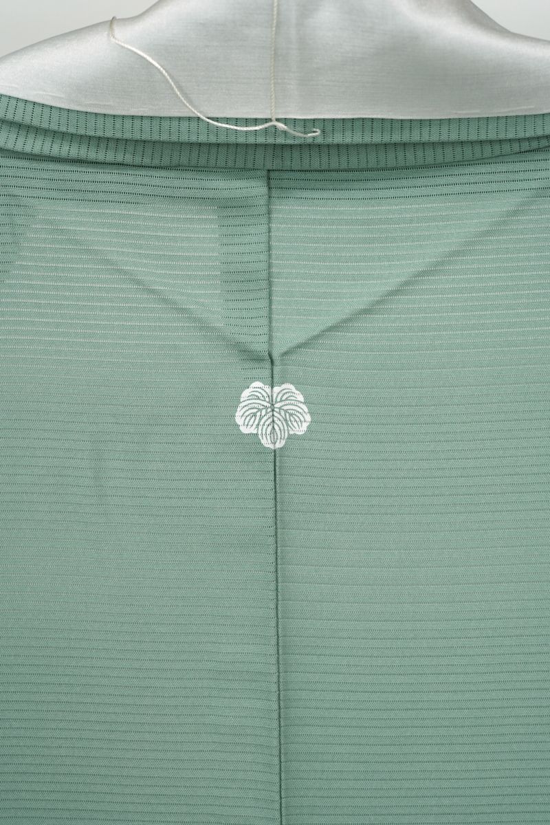 リサイクル 色無地 ♥品 仕付け糸付き 一つ紋 駒絽 丈160 裄65 正絹 _ フォーマル 礼装 セミフォーマル お呼ばれ お茶会 お稽古 練習 夏着物 夏きもの 仕立て上がり mj 0325 dr