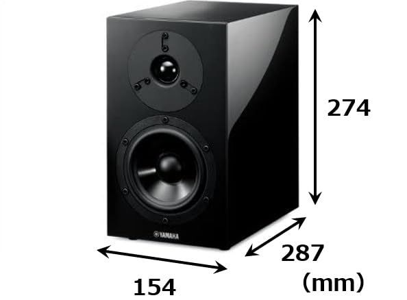 スピーカー ピアノブラック