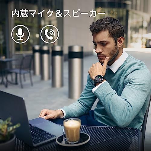 TicWatch E 3 Wear OS by Google スマートウォッチ Snapdragon 4100 電話発着信 GPS内蔵 睡眠トラッキング IP 68防水 軽量 iOS Android対応 ブラックmm