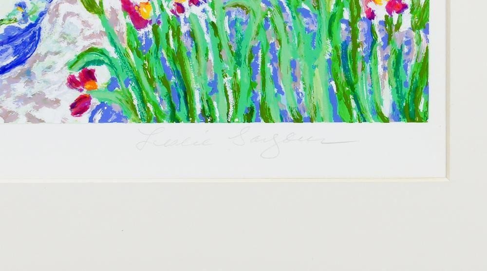 真作】【WISH】レスリー・セイヤー Leslie Sayour「フラワー・アンド