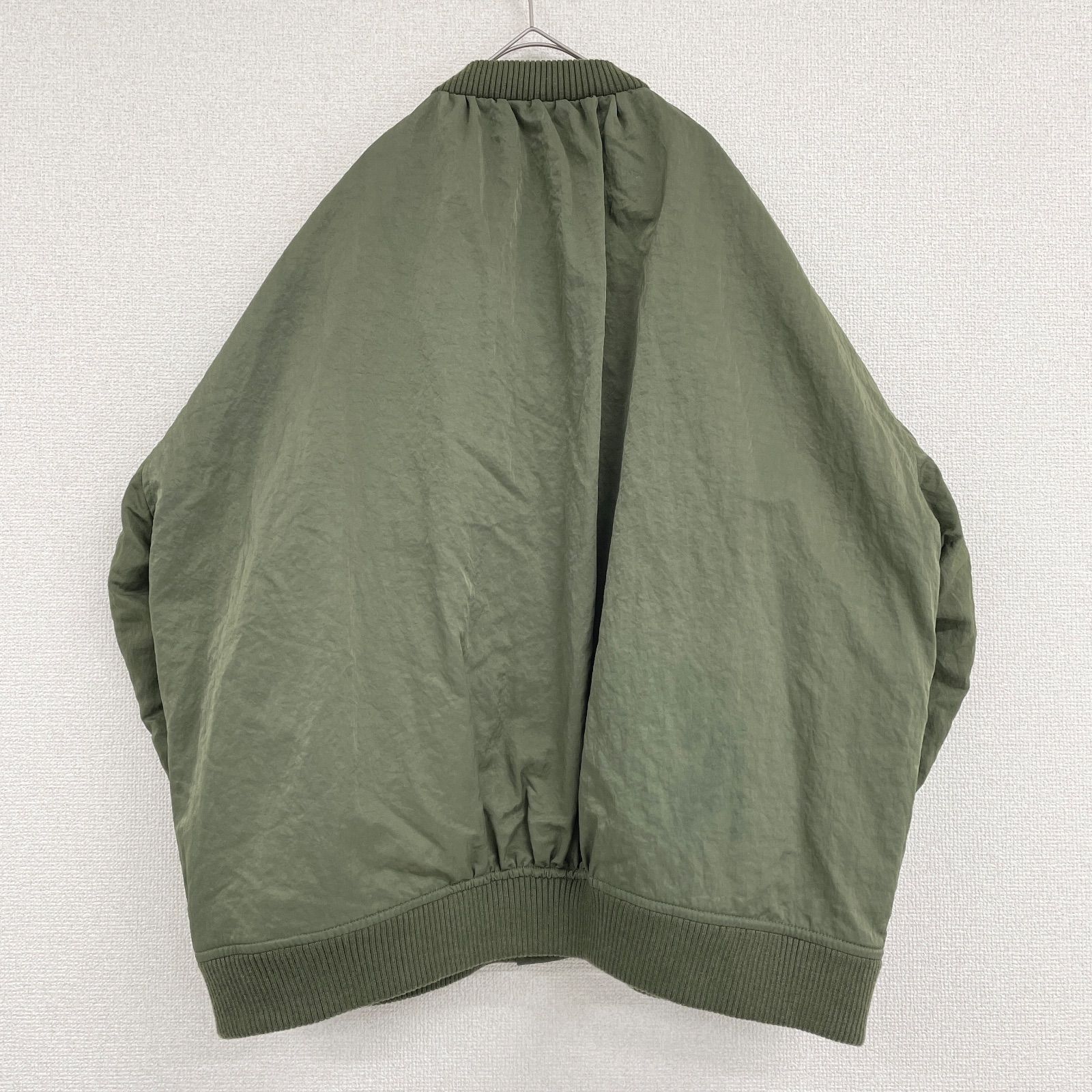 デンハム　DENHAM 中綿MA-1　カーキ DENHAM デンハム MA-1 ブルゾン ボンバージャケット オーバーサイズ