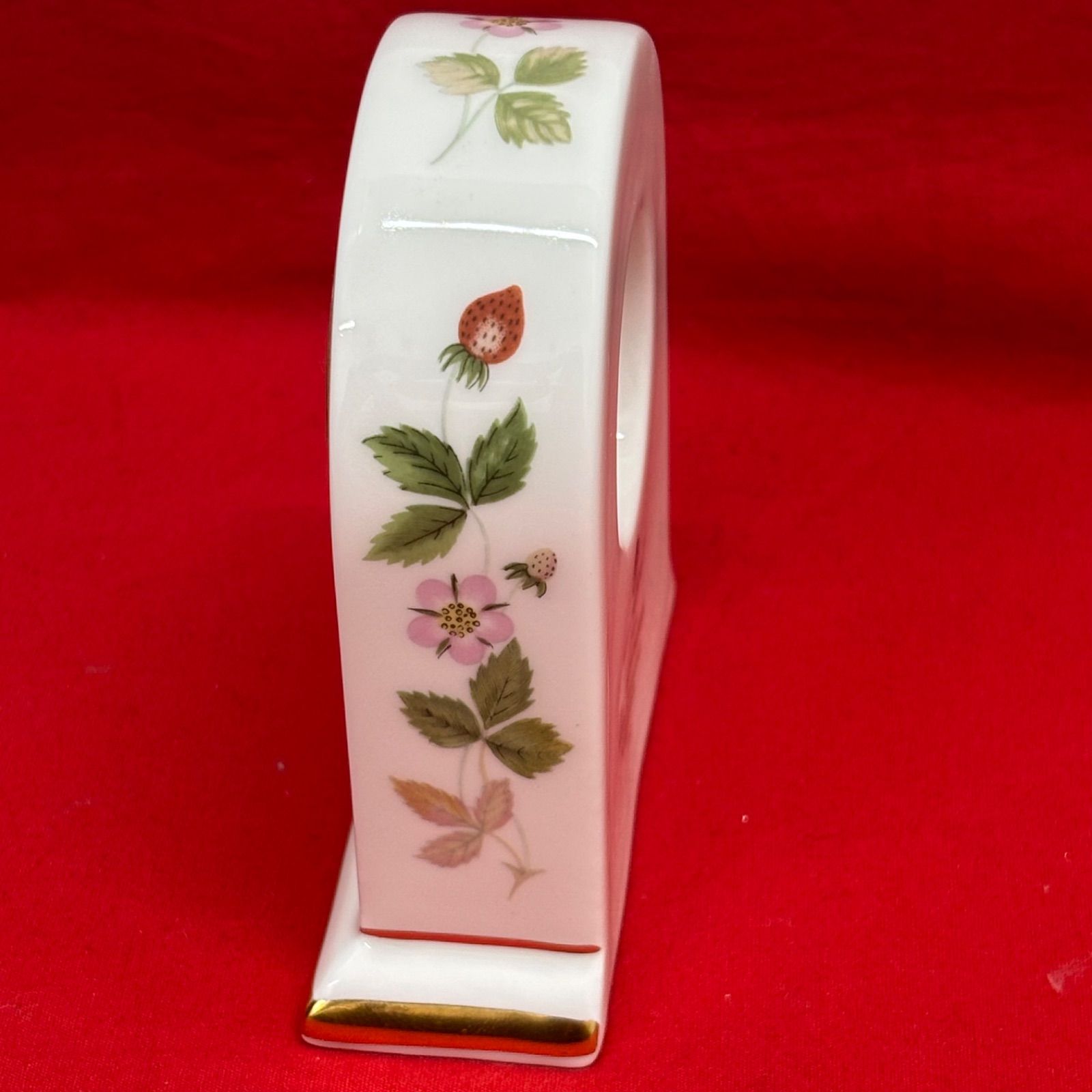 WEDGWOOD 置き時計 ワイルドストロベリー ウェッジウッド 置時計