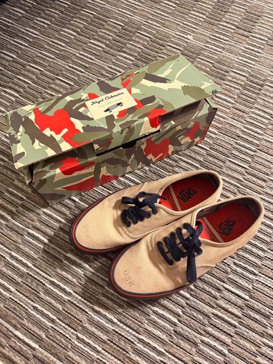 290 ナイジェル ケーボン VANS ヴァンズ アセンティック 白 紺