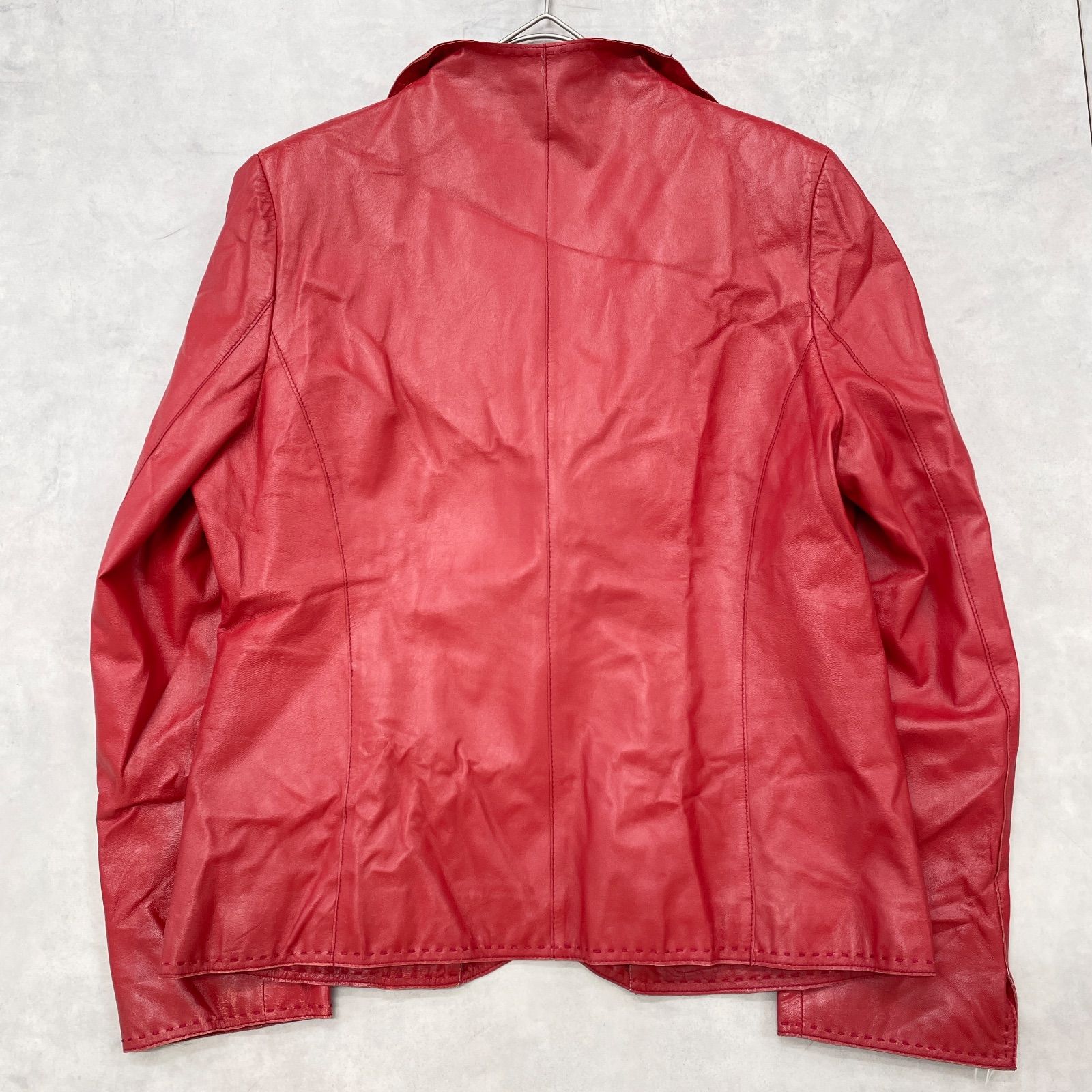 BALMAIN バルマン レザージャケット テーラード 大きいサイズ 羊革