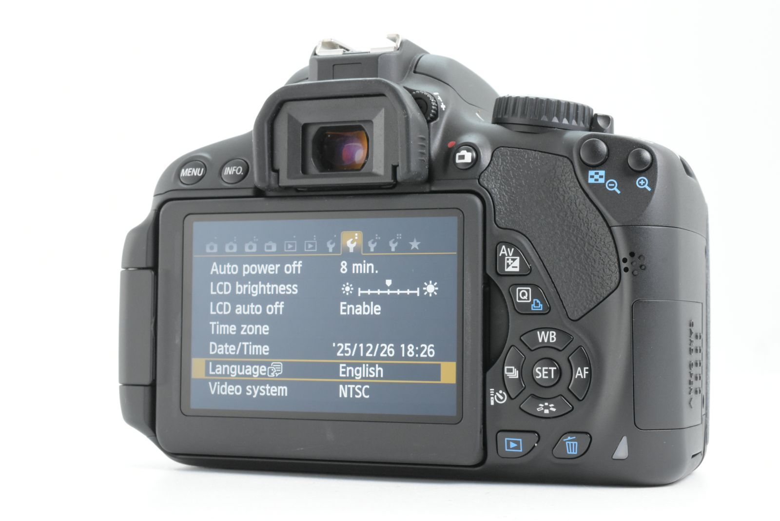  シャッターカウント 697回 Canon EOS Kiss X 6 i w EF S 18 55 mm F 3 5 IS キャノン デジタル一眼レフカメラ TN JP 1750 デジタル一眼レフ デジタルカメラ