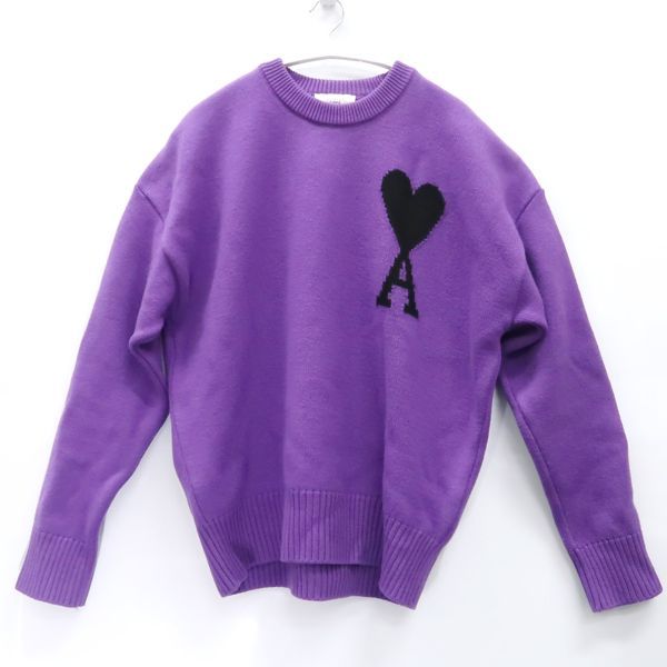 ami paris ALEXANDRE MATTIUSSI クルーネック ニット UKS002.018