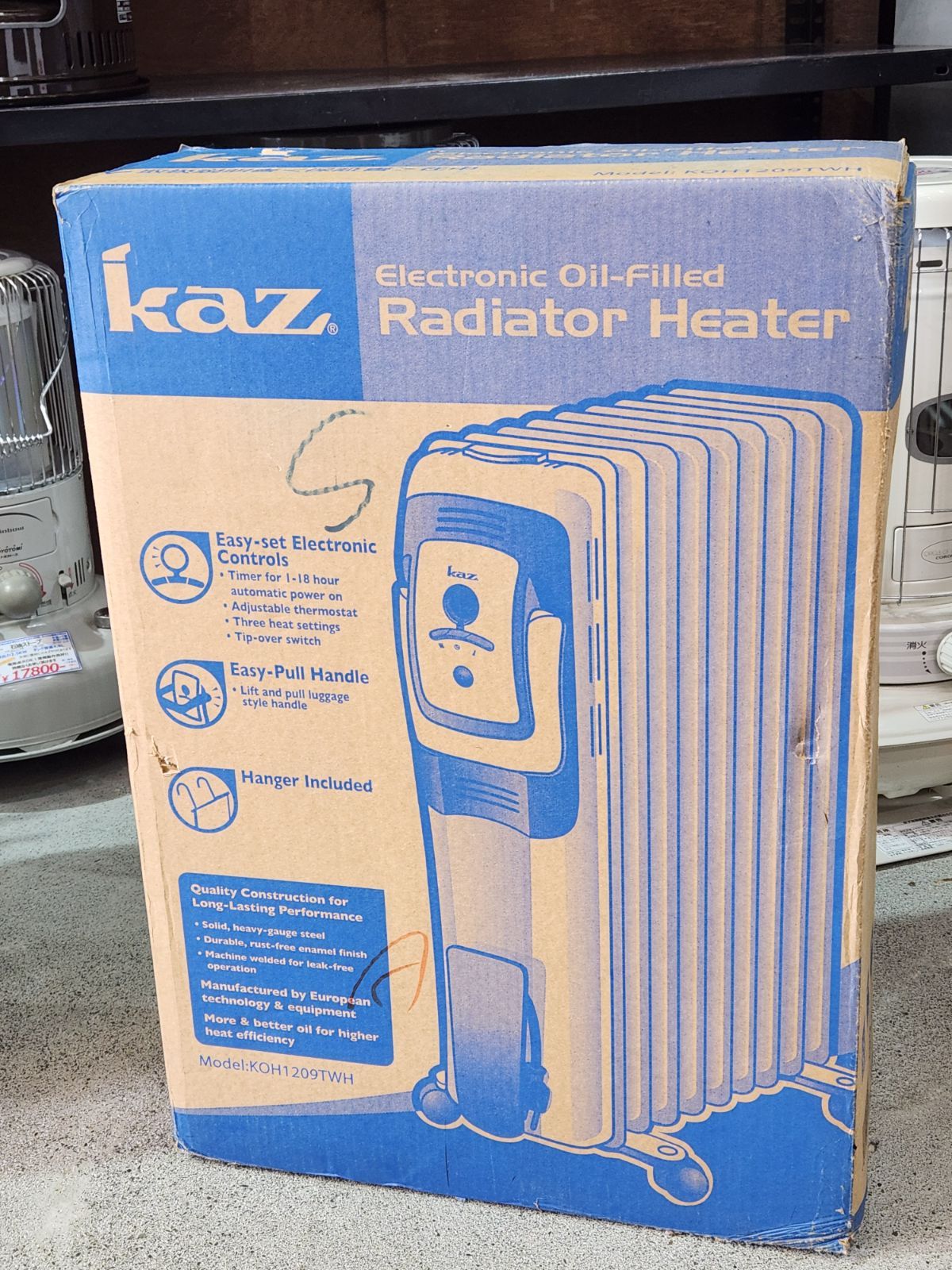 未使用・保管品】kaz カズ オイルヒーター KOH1209T 暖房器具