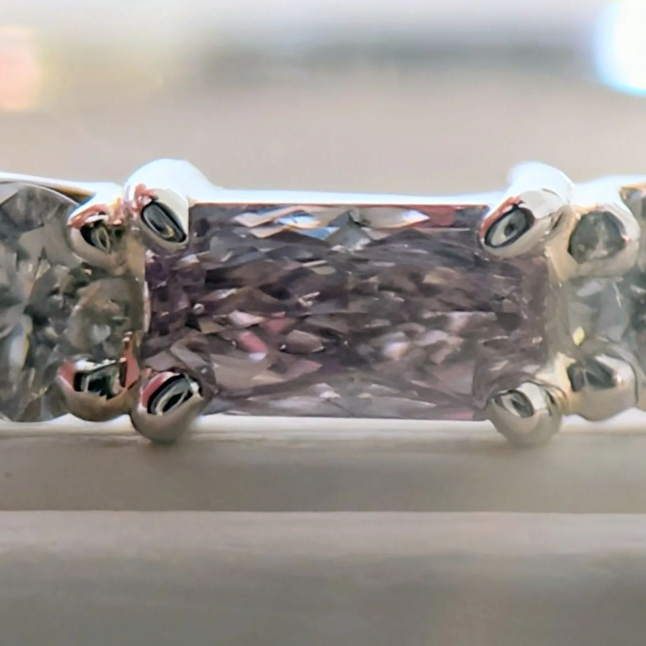 💜 天然ピンクダイヤモンド リング プラチナ900 鑑別書 💜 - メルカリ