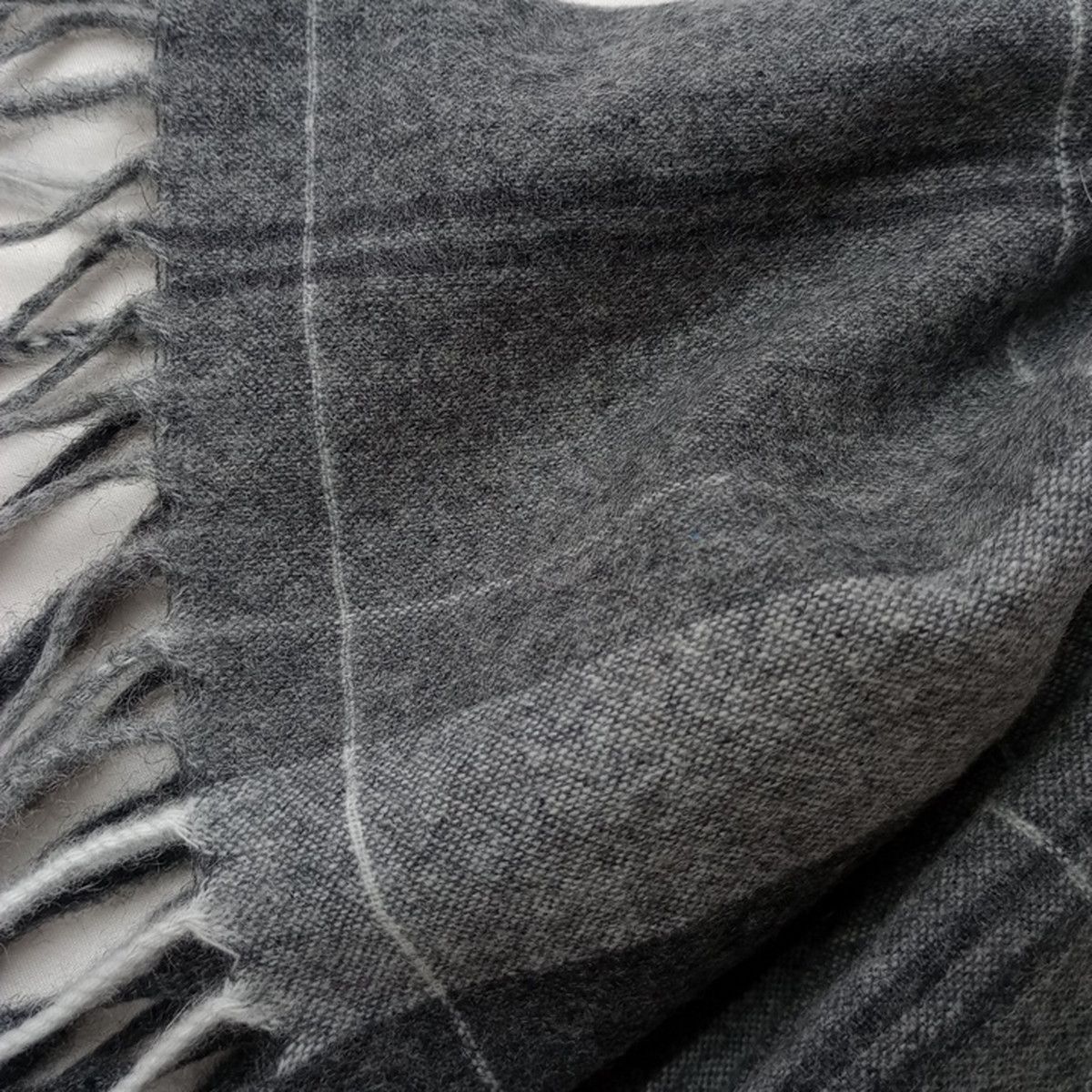 23区 オンワード樫山 PURE ピュアカシミヤ ストール マフラー Free グレー系 100 K 8379 25 F