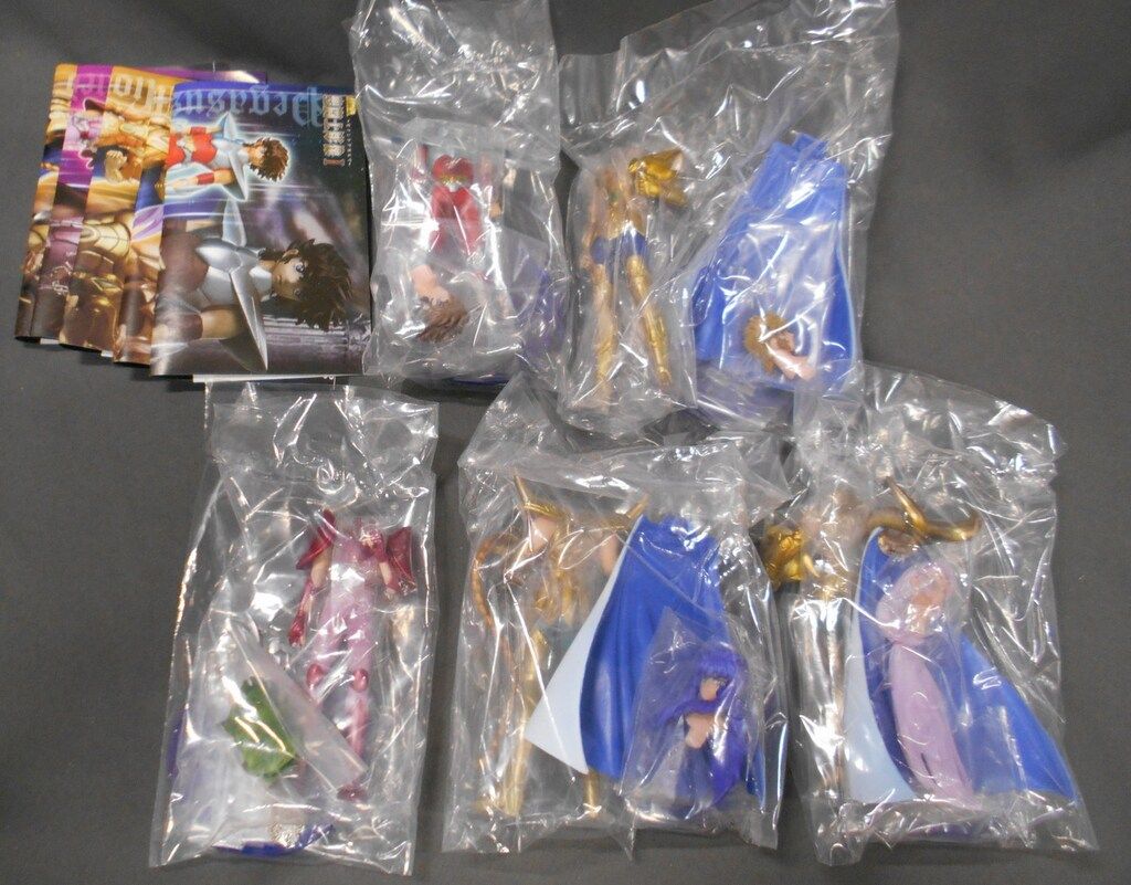 バンダイ セイントアガルマ01 車田正美 ノーマル5種セット 聖闘士彫像01