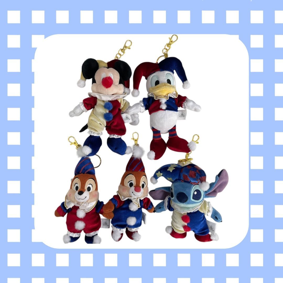 ディズニー スティッチ ミッキーコスチューム ぬいぐるみキーチェーン ホットトイズ25周年記念プログラム」限定デザイン『ミッキー＆フレンズ