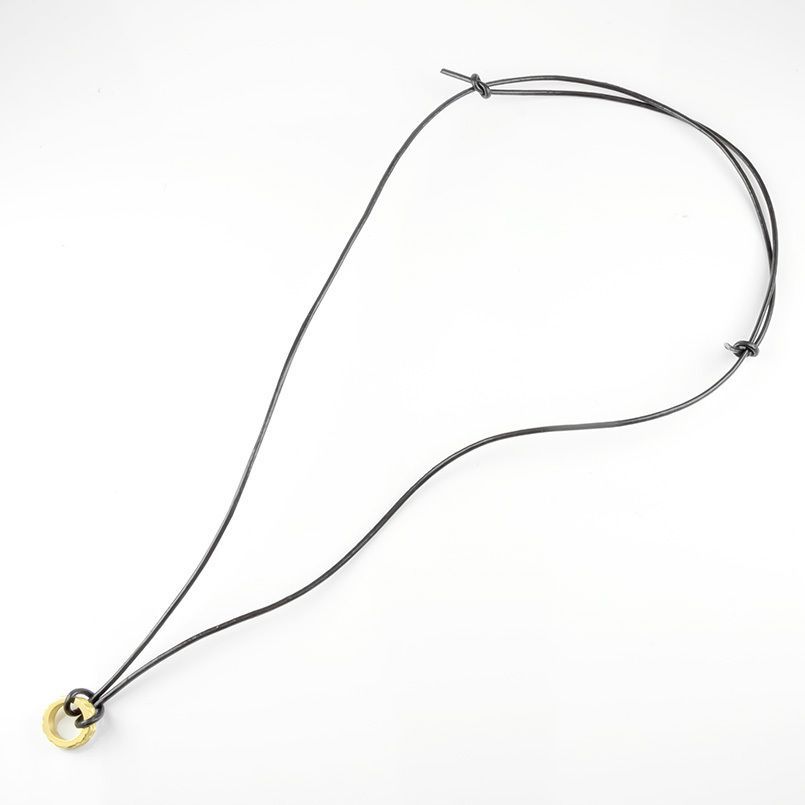  純金 24金 ペンダントトップ メンズ 造幣局検定刻印付 ハワイアンジュエリー ベビーリング ネックレス ゴールド 24 K 革ひも 地金 ジュエリー ネックレス アクセサリー