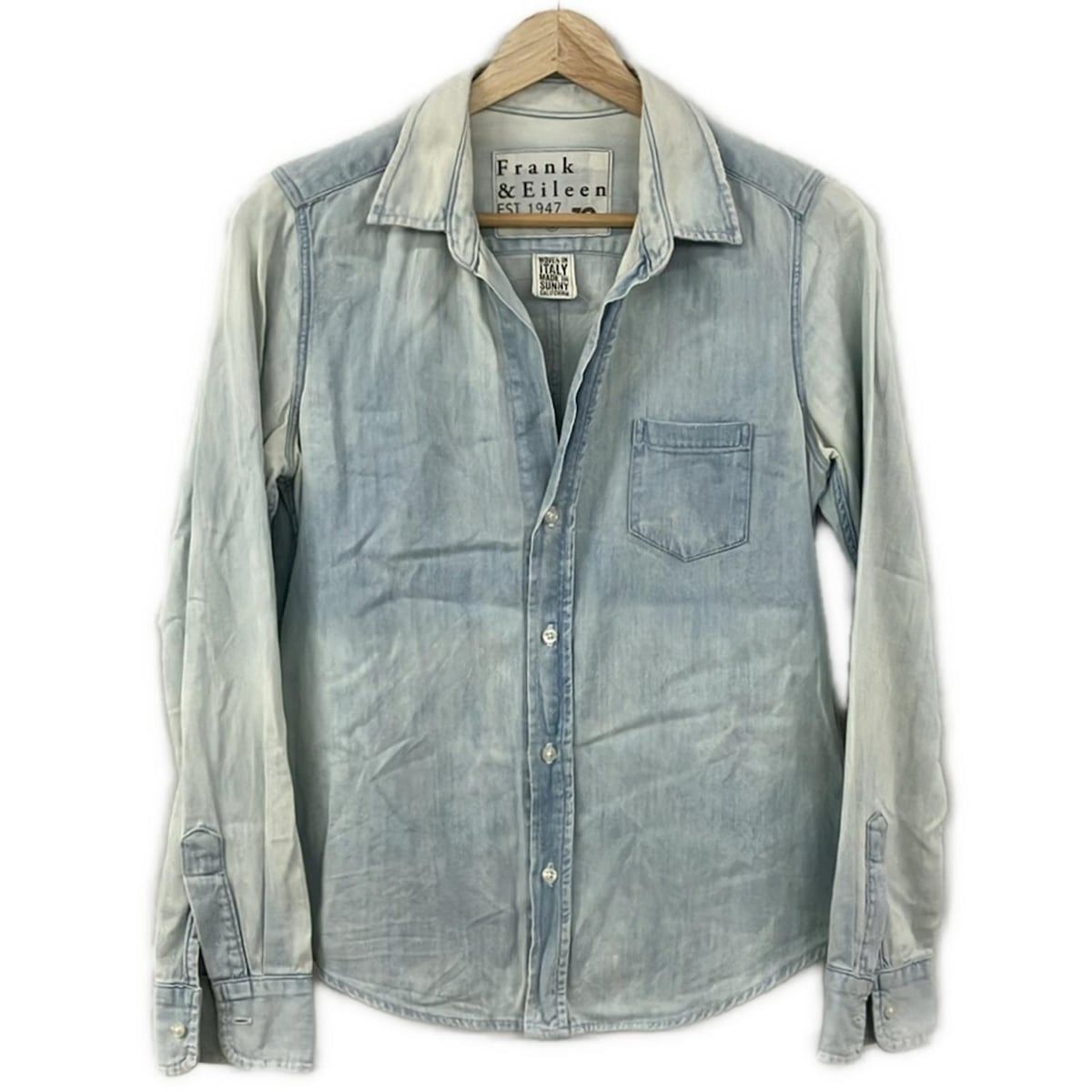 Frank Eileen フランク アイリーン 長袖シャツ サイズS レディース ライトブルー