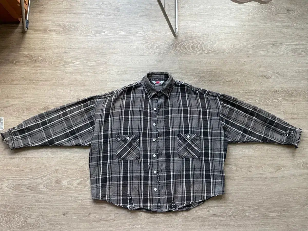 SAINT LUIS セントルイス マイケル フランネルシャツ 24 aw