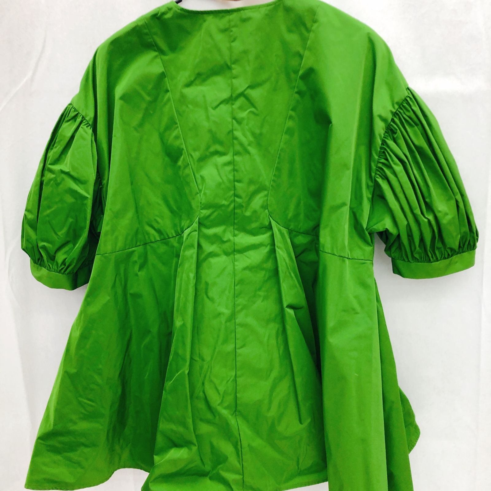 ENFOLD エンフォルド ツーウェイブラウスブルゾン 38 グリーン