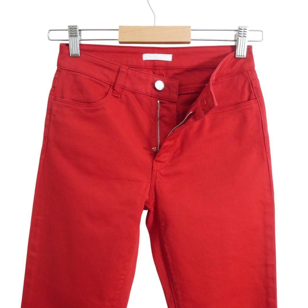 【極美品‼️】PRADA プラダ レディース スキニーデニム 極美品 PRADA プラダ W24 バックロゴ スキニーフィット ストレッチ