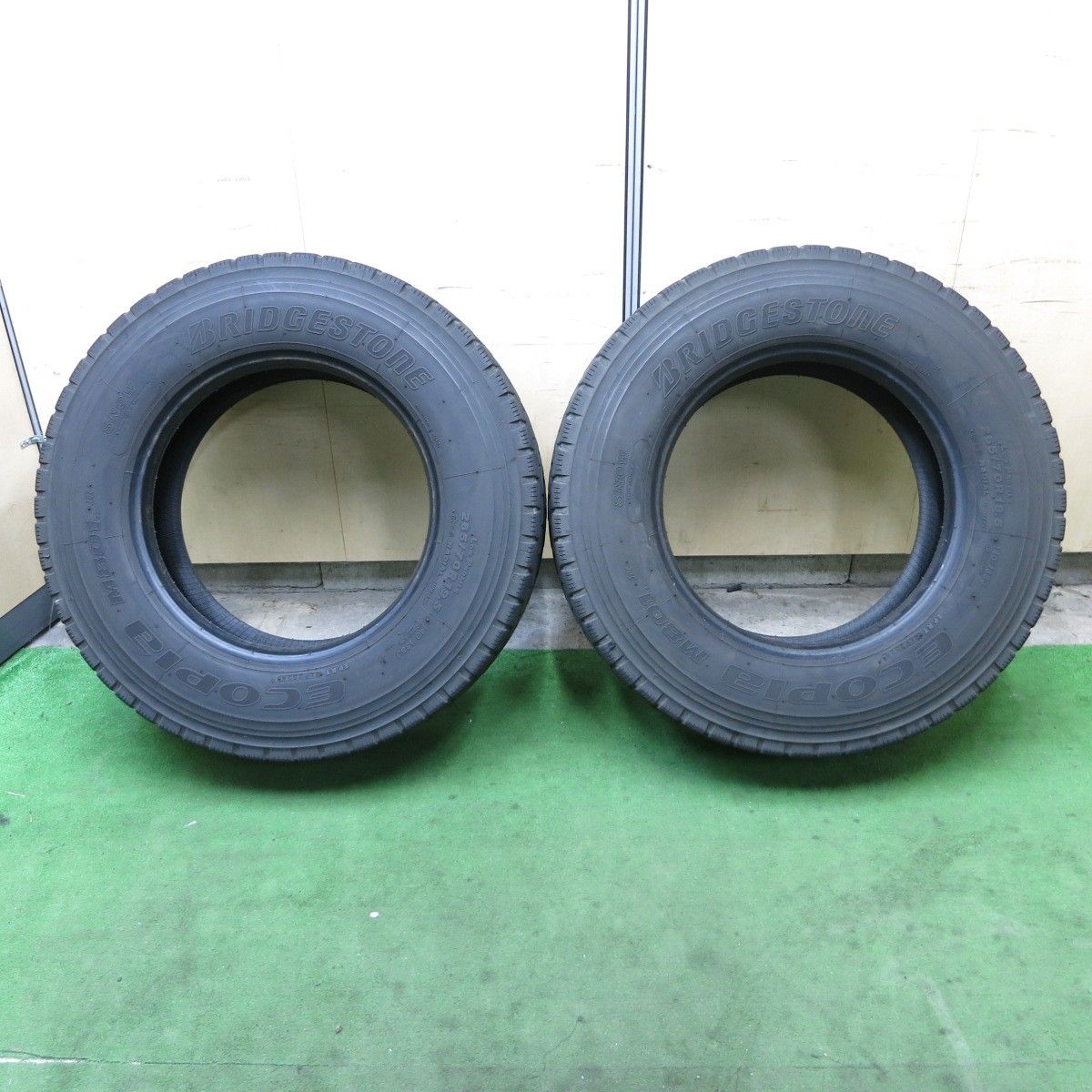 2本価格 24年 トラック タイヤ 265 70 R 19 5 140 138 J ブリヂストン エコピア M 801Ⅱ ミックス オールシーズン 5インチ 5122903ナスタ