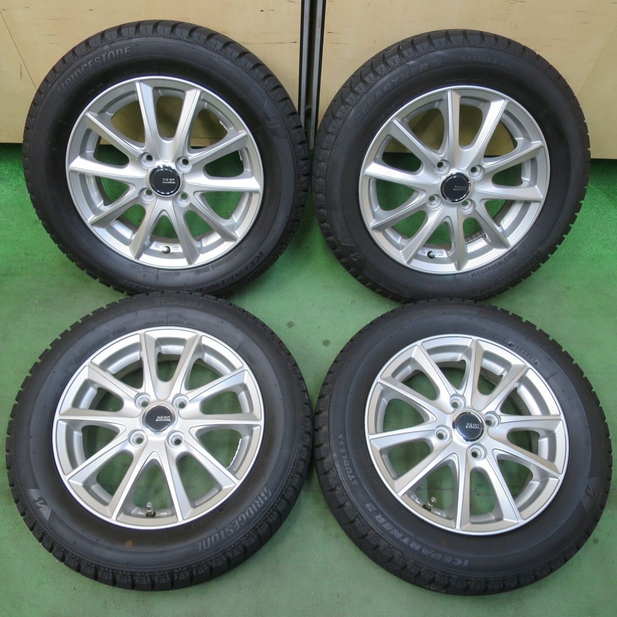 バリ溝！23年！キレイ！9.5分以上☆スタッドレス 165/65R14 