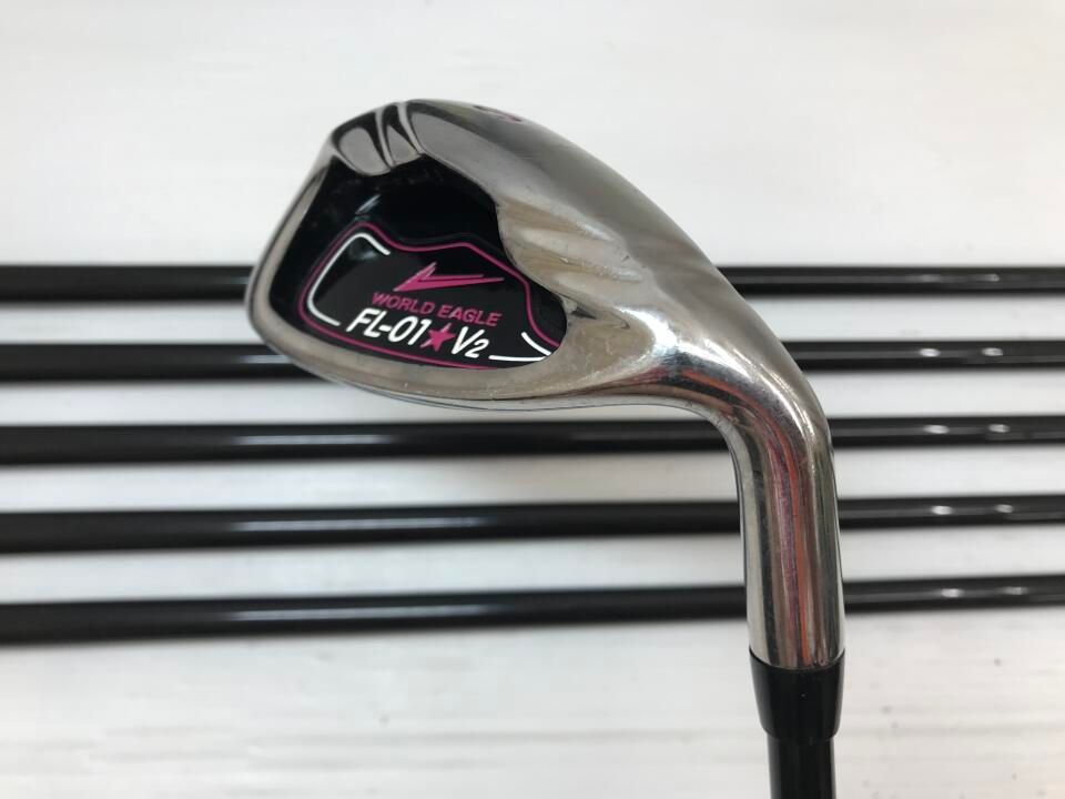 WORLD EAGLE FL 01 V 2 ブラックベリー レディス オリジナルカーボン Lフレックス アイアンセット