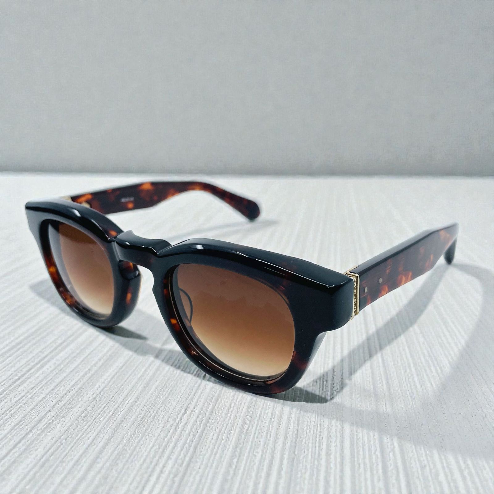 MATSUDA EYEWEAR マツダアイウェア M 1029 ボスリントンシェイプ アセテートフレーム サングラス メガネ 眼鏡 ブラウン 48 25ー145 度無し