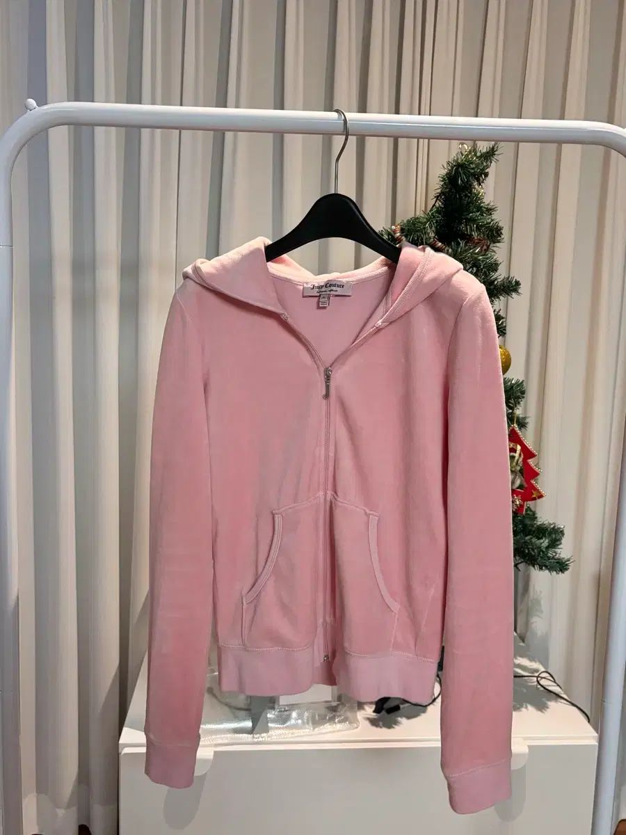 JUICY COUTURE ジューシークチュール ピンク ツアーベルベット ジップアップ