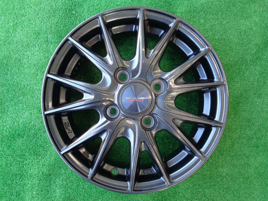 4 J 13インチ H 100 45 ヴェルヴァ スポルト2 ホイール 4本 軽自動車サイズ♪