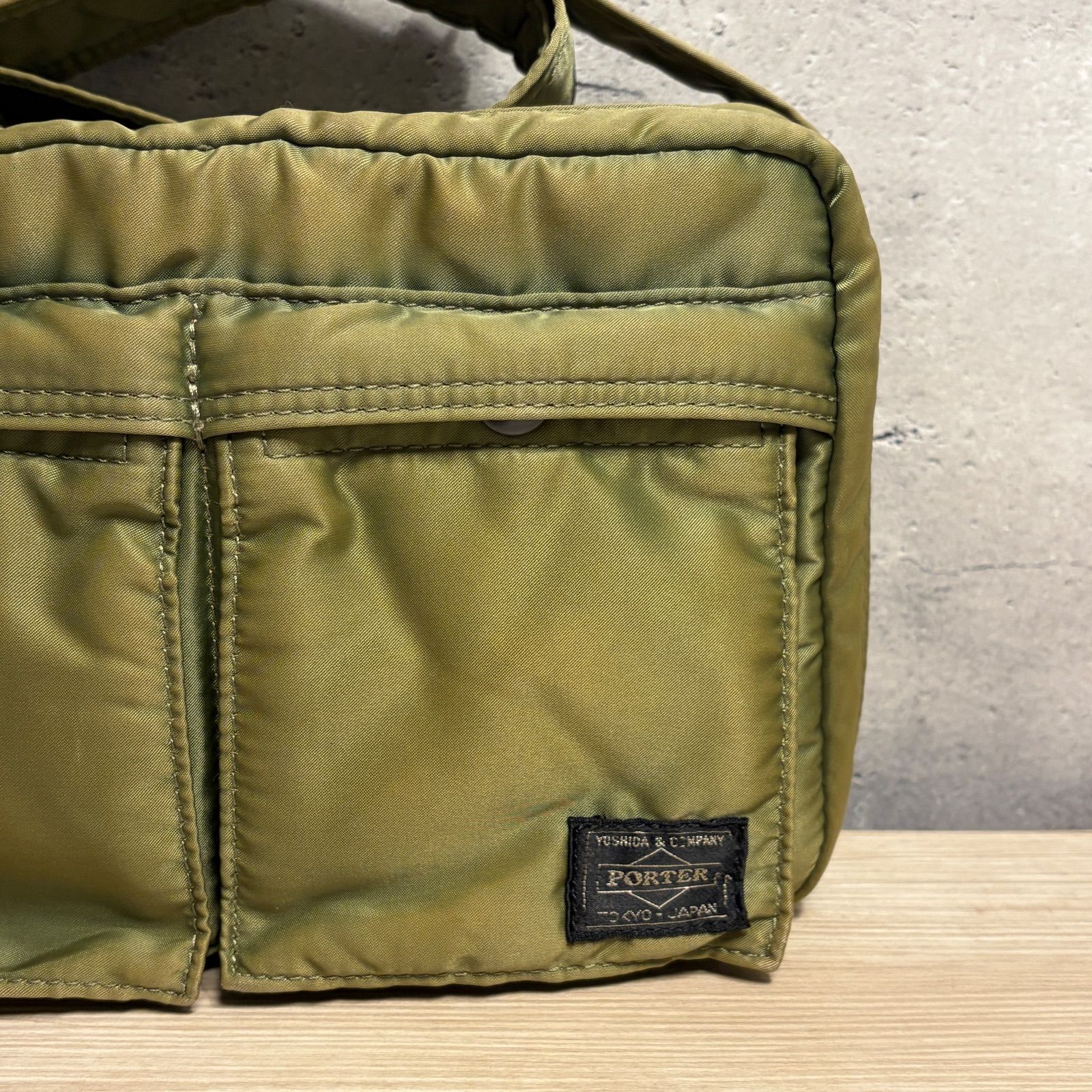 PORTER タンカー ショルダーバッグ セージグリーン カーキ系 吉田カバン ショルダーバッグ ショルダーバッグ バッグ