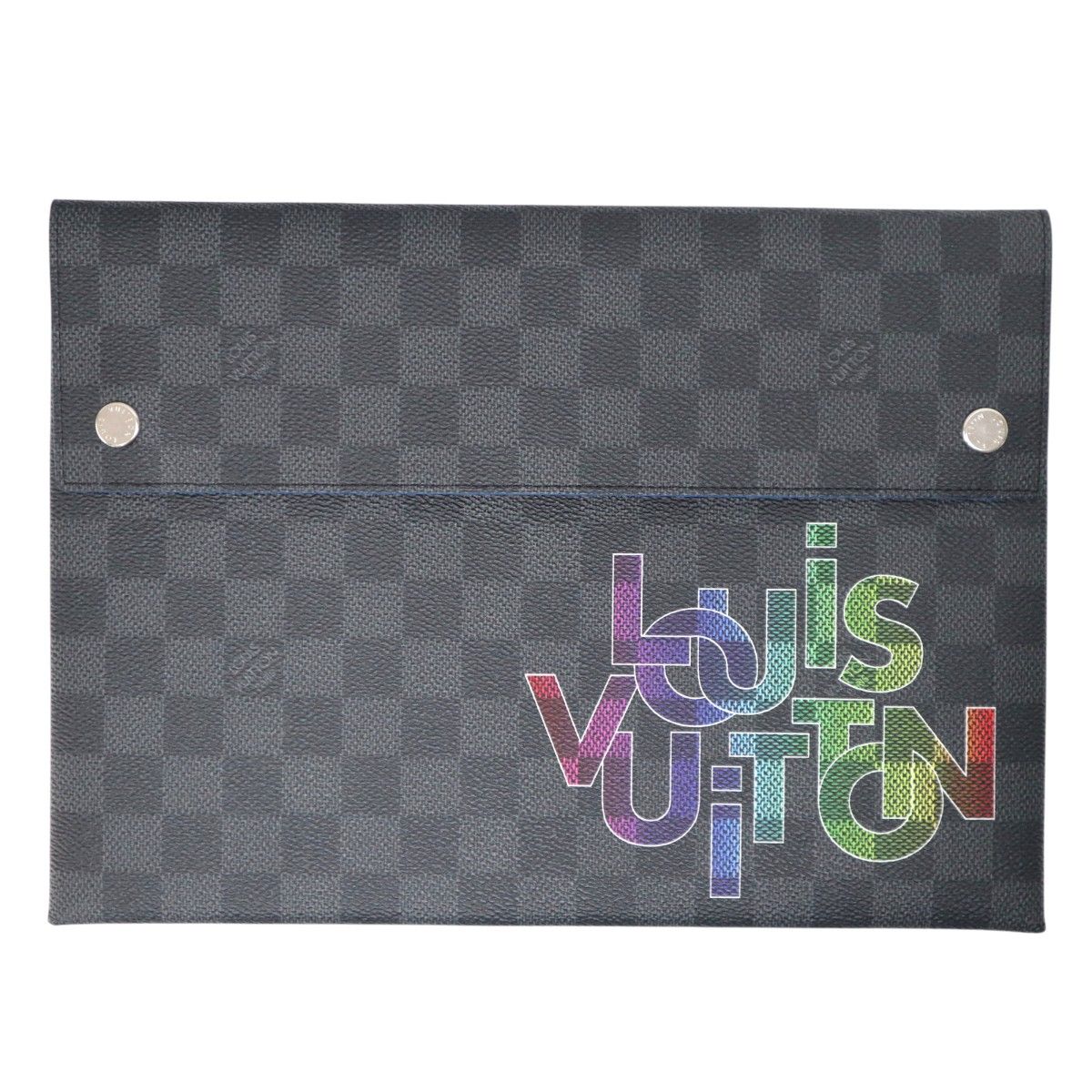 LOUIS VUITTON ルイヴィトン ダミエグラフィット アルファ トリプルポーチ クラッチバッグ セカンドバッグ M 40296 2512 k 116