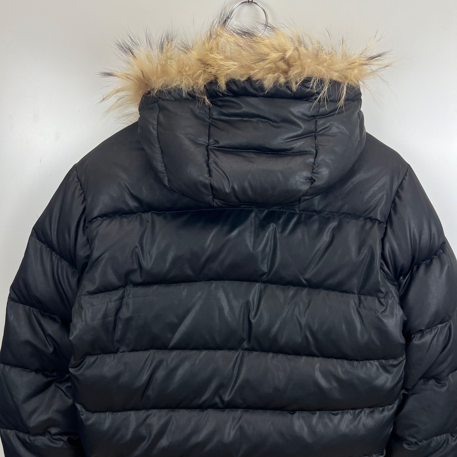 BEAMS 00s y2k archive fur hoodie shiny down jacket M ビームス 
