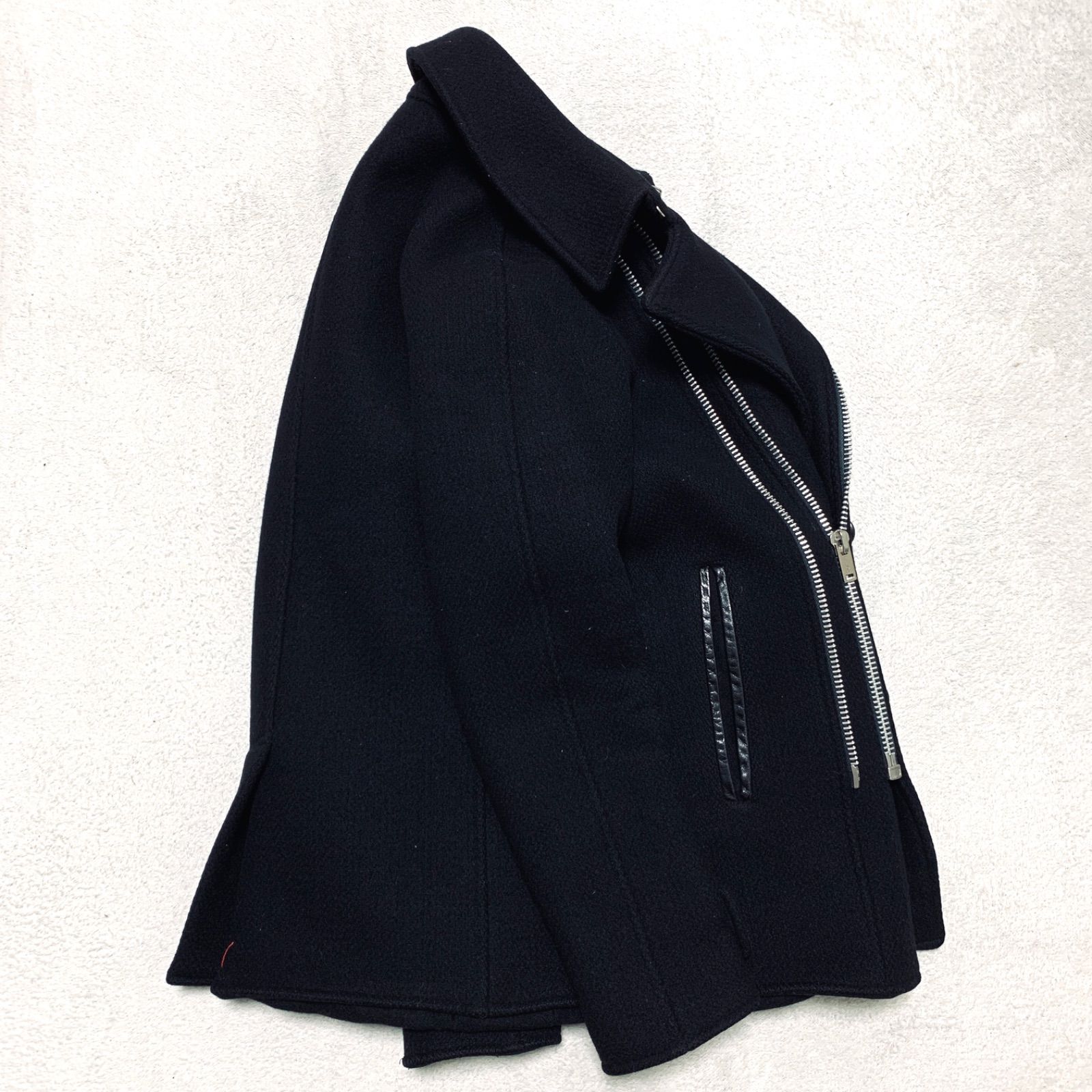 BEDWIN & THE HEARTBREAKERS Pコート ライダースジャケット ウール