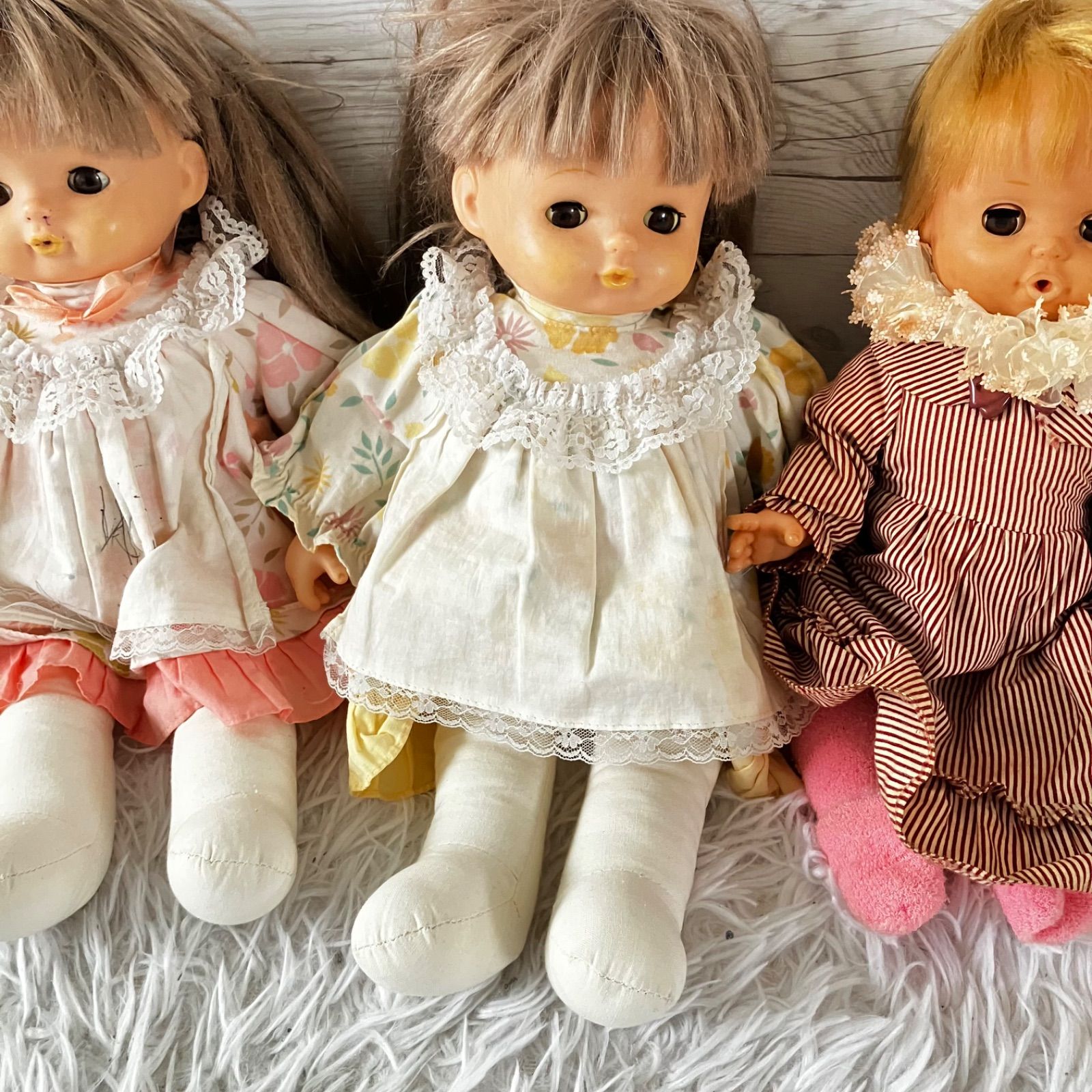 ヴィンテージ セクグチ 日本製 ドール 昭和レトロ 当時物 レトロ 3点