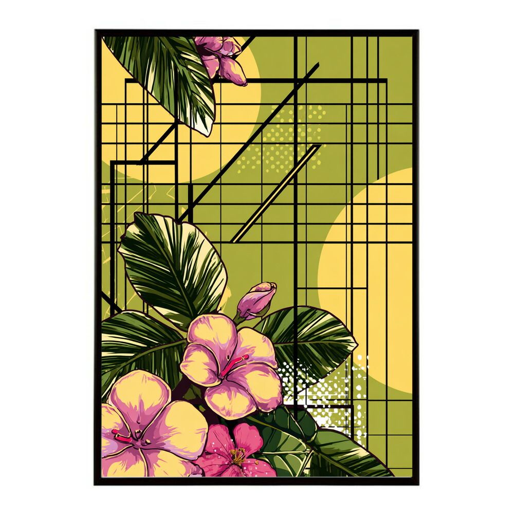 B3サイズ（約36x51cm）】【lm-poster-8816】ミステリーフラワー 花
