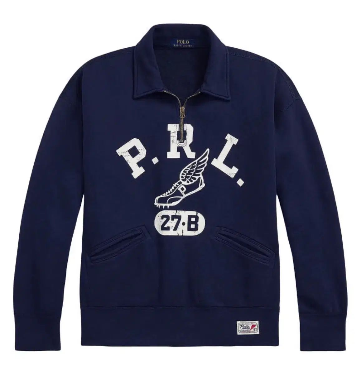 ポロ ハーフジップアップ S サイズ