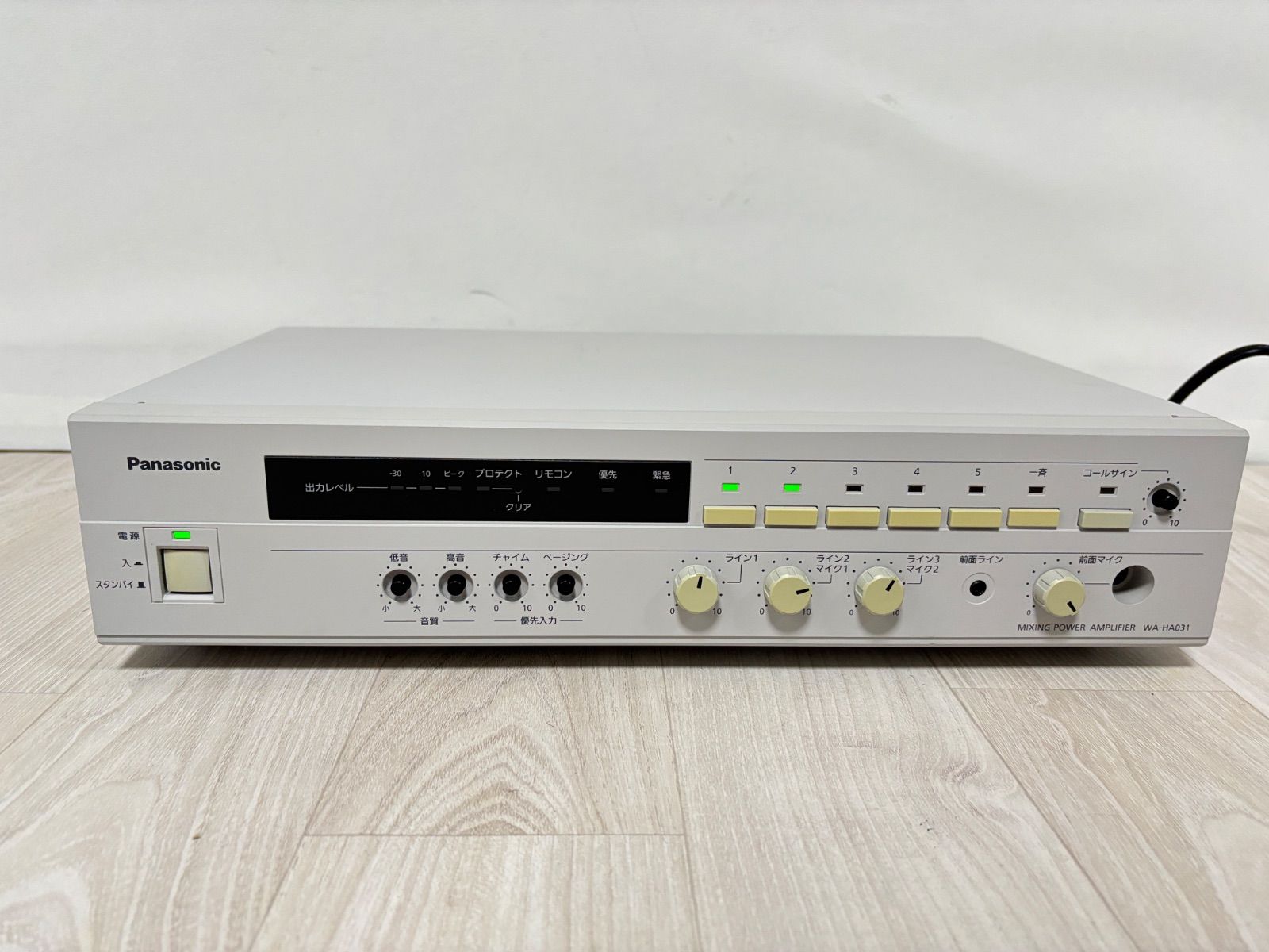 Panasonic 卓上型拡声アンプ WA-HA031 2019年製 - メルカリ
