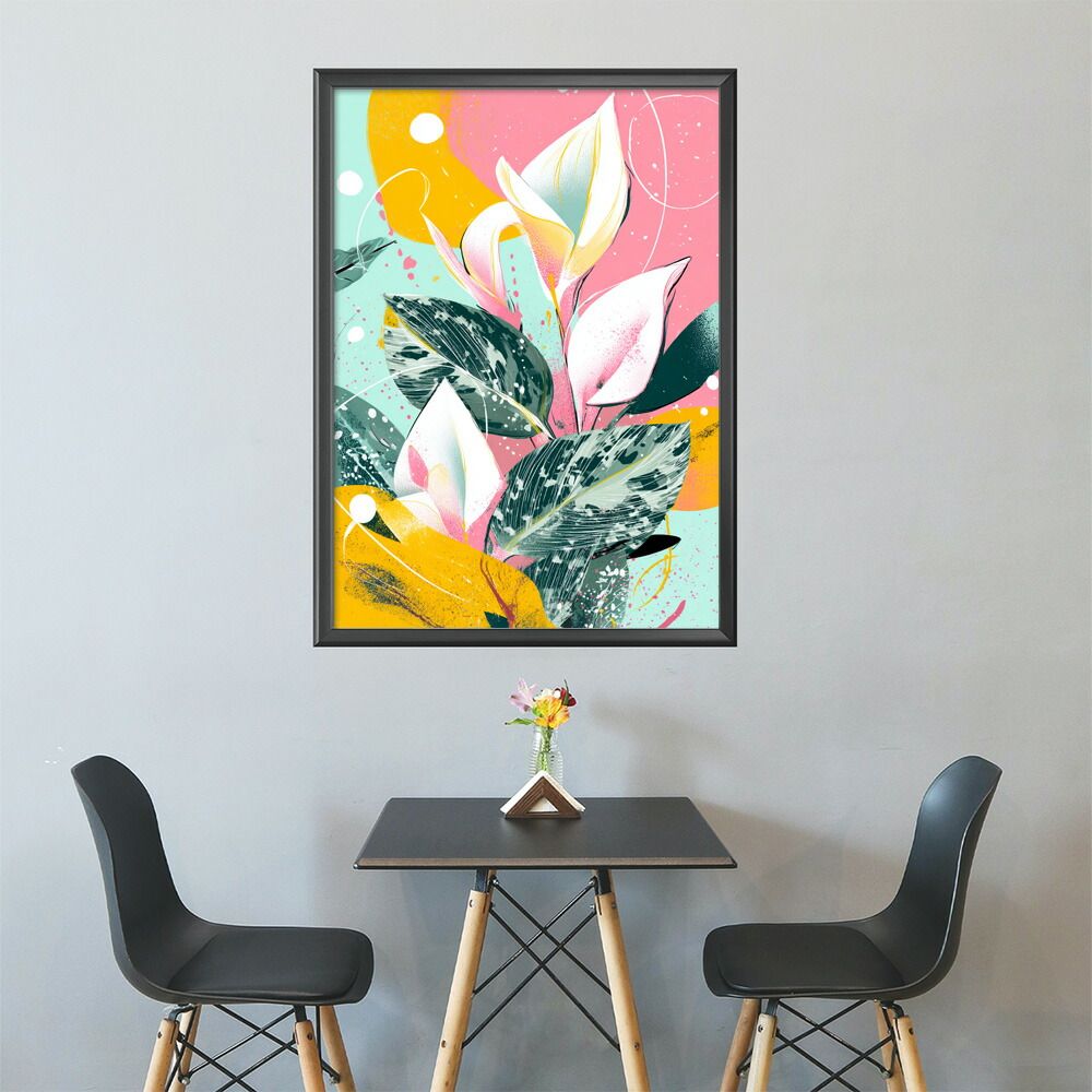A1サイズ（約59x84cm）】【lm-poster-8843】ミステリーフラワー 花