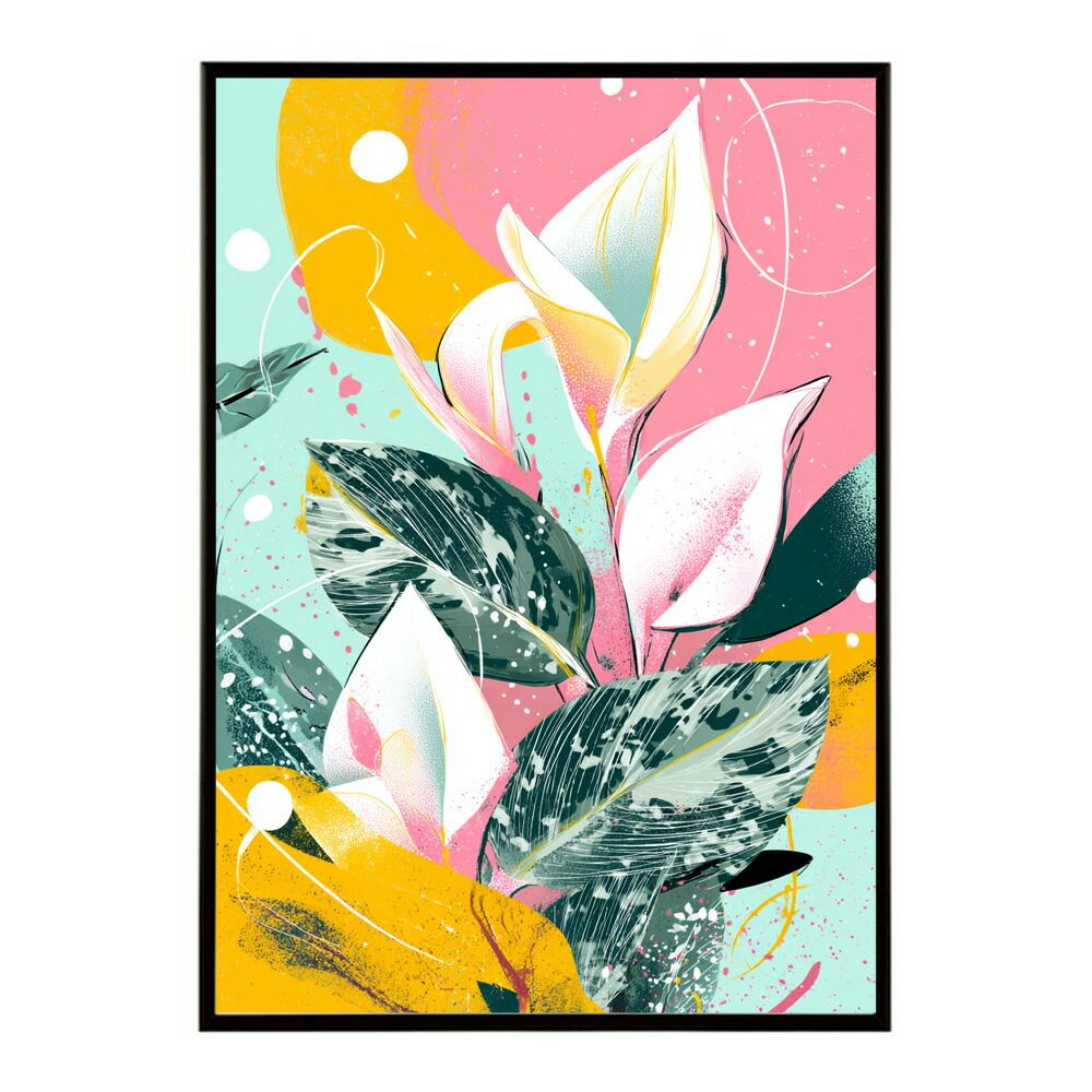 みー A1サイズ（約59x84cm）】【lm-poster-8843】ミステリーフラワー 花