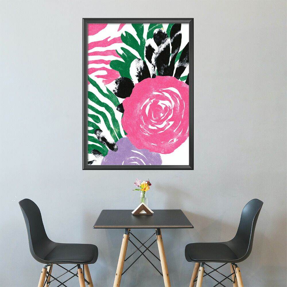 【A4サイズ（約21x30cm）】【lm-poster-8873】ミステリーフラワー 花 絵画 アート モダン インテリア おしゃれ  プリントポスター フォト イラスト お洒落
