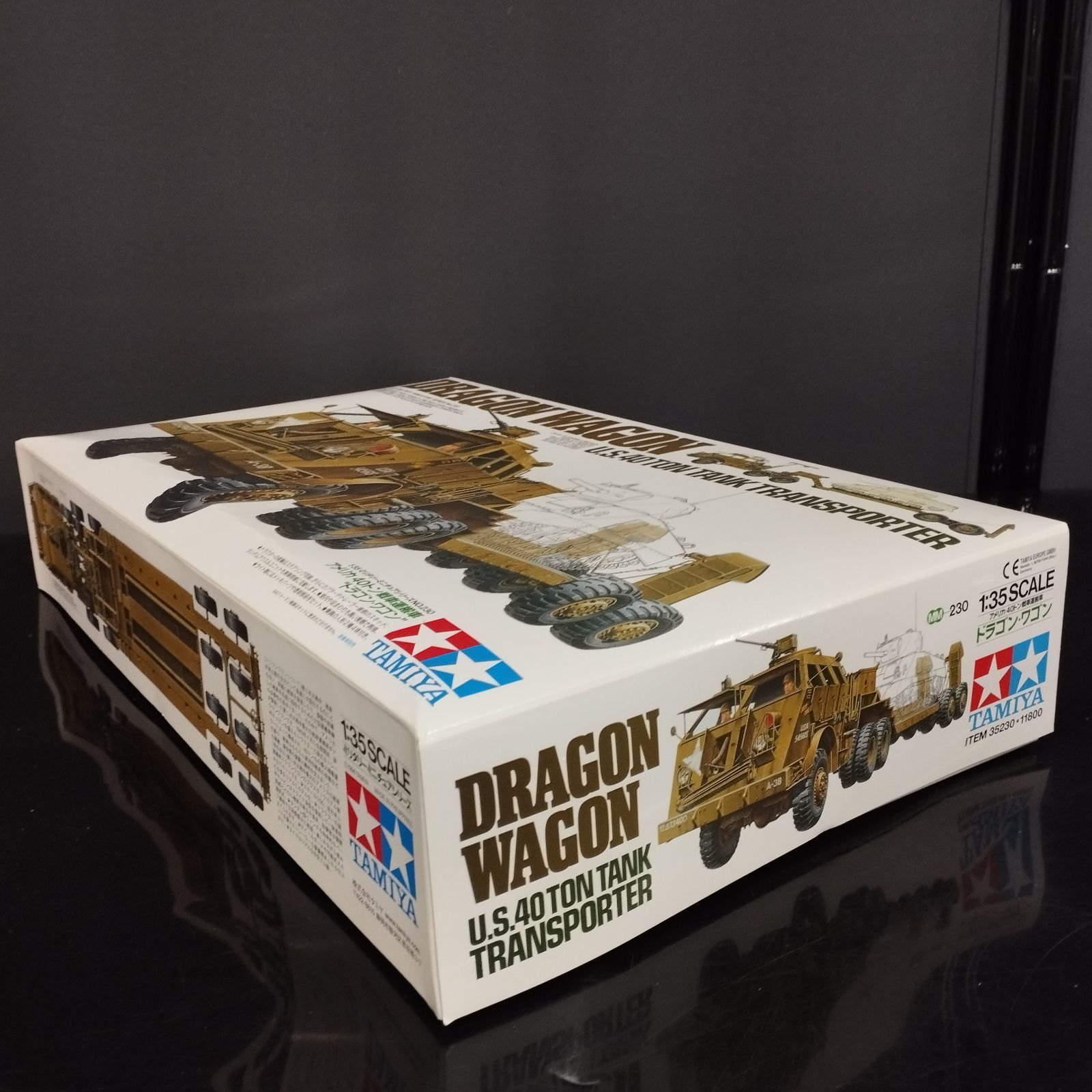 D 3107 未組立 タミヤ 1 35 アメリカ 40トン戦車運搬車 ドラゴン･ワゴン スケールモデル 35230