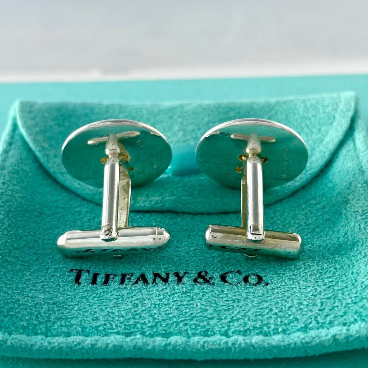 ティファニー ボタン カフス シルバー 925 コンビ P80fe - メルカリ