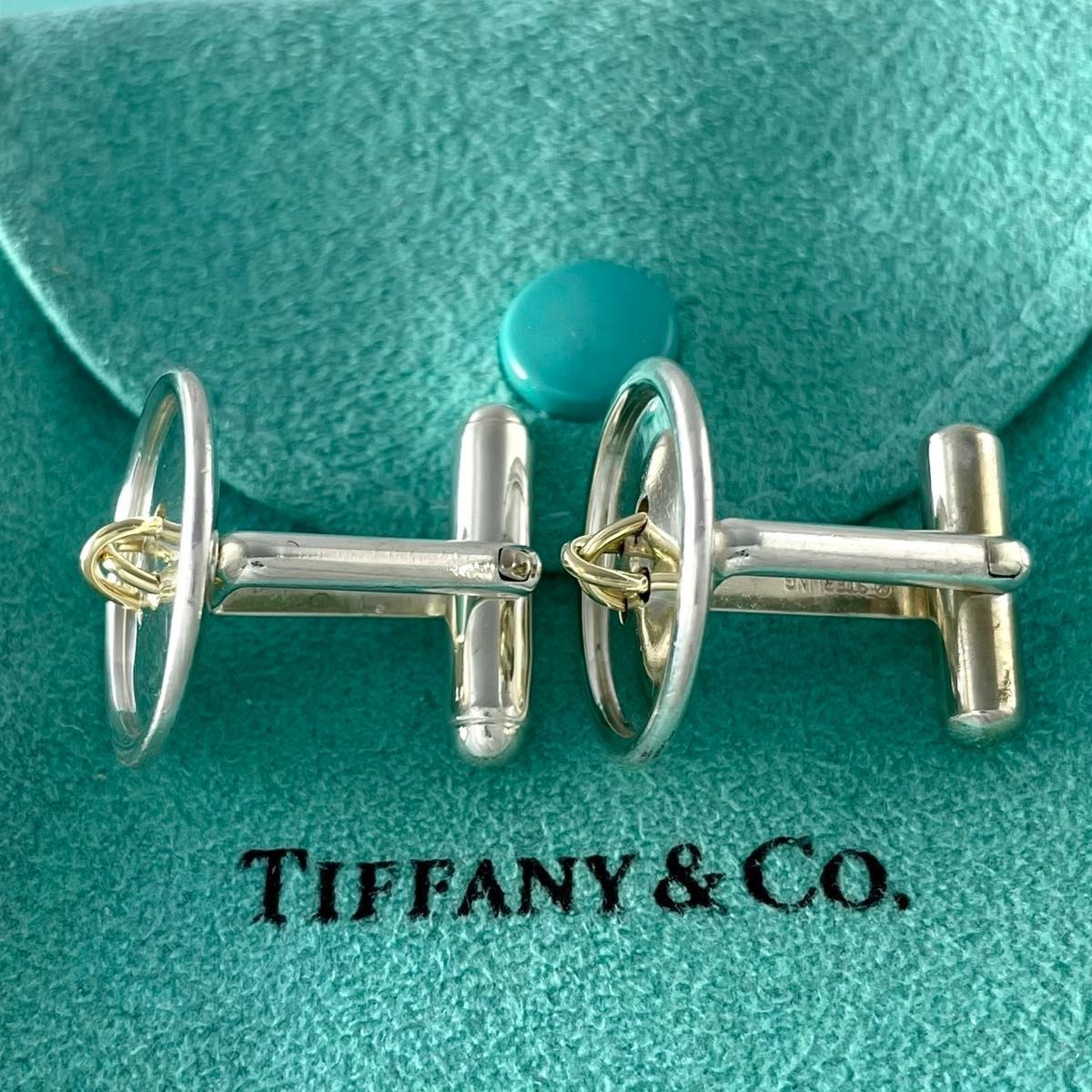 ティファニー ボタン カフス シルバー 925 コンビ P80fe - メルカリ